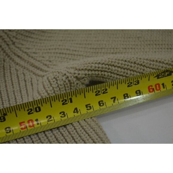 Woodward's Collection Cardigan Sweater Womens Large Vtg Loose Fit 90s Beige - Picture 11 of 11